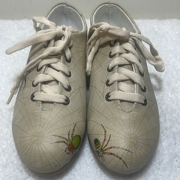 Streetfly | Shoes | Streetfly Tan Oxford Spiders On Web Shoes | Poshmark